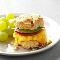 Cheesy Ham & Egg Sandwiches image