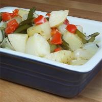 Barbequed Potato and Garlic Scape Packets_image