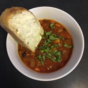 Spicy Sausage and Red Pepper Soup_image