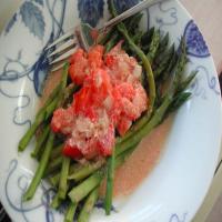 Poached Green Asparagus Recipe image