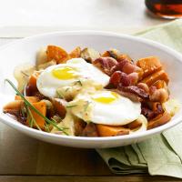 Sweet Potato Hash with Spicy Hollandaise Recipe - (4.3/5) image