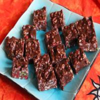 Simply Delicious Chocolate Peanut Butter Crispy Squares !_image