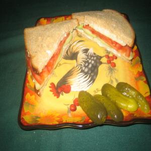 Avocado Cucumber and Smoked Gouda Cheese Sandwich image