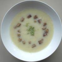 Celery Root Soup with Croutons image