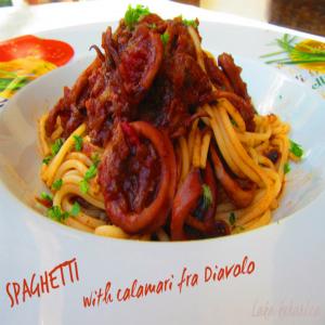 Spaghetti With Calamari Fra Diavolo image