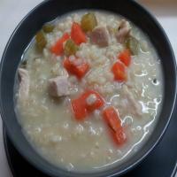 Chicken and Pearl Barley Soup image