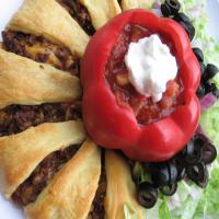Vegetarian Pampered Chef Taco Ring_image