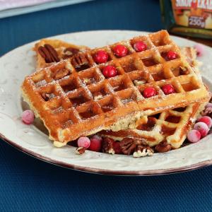 Lower-Carb Waffles image