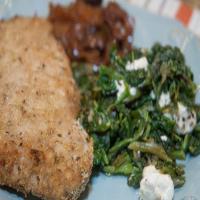 Side Essentials: Sautéed Spinach & Goat Cheese_image