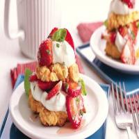 Cornmeal Strawberry Shortcakes image