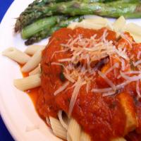 Pasta With Red Pepper Sauce_image