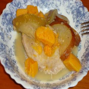 Crock Pot Pork Tenderloin With Apples and Sweet Potatoes_image