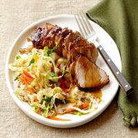 Black-and-Tan Pork With Spicy Ale Slaw image