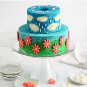 April Showers Chiffon Cake_image