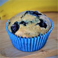 Lactose-Free Banana and Blueberry Muffins image