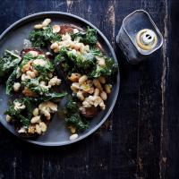 Skillet Bruschetta with Beans and Greens image