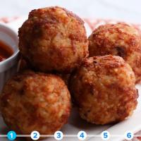 Leftover Cheesy Bacon Rice Croquettes Recipe by Tasty image