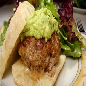 Easy Meatballs Topped With Guacamole_image