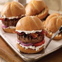 Bacon Blue Cheese Burgers image