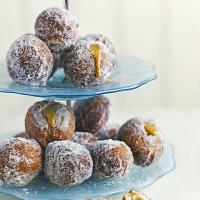 Bite-sized toffee apple doughnuts image