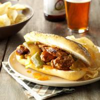 Sausage Pepper Sandwiches image