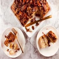 Maple Pecan Sticky Bun Biscuits with Candied Bacon image