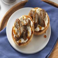 Sausage and Maple Bagel image
