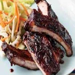 Apple-Glazed Barbecued Baby Back Ribs_image