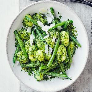 Green bean parsley pesto gnocchi_image