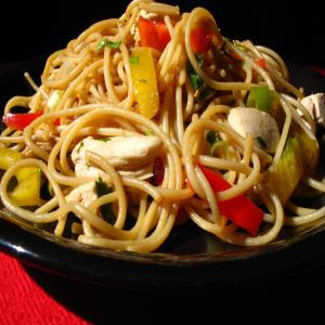 Sesame Noodle Chicken Salad image