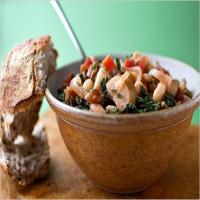 Shell Beans and Potato Ragout With Swiss Chard image