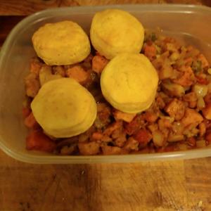 Yam and Turnip Stew with Mini-Biscuits_image