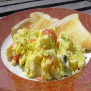 Savoury Scrambled Eggs With Smoked Salmon (Low Fat) image