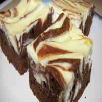 Cream Cheese Marbled Chocolate Brownie image