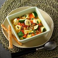 Contest-Winning Veggie Tortellini Soup image