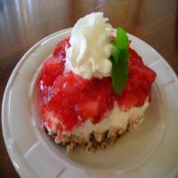 Makeover Strawberry Pretzel Dessert image