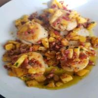 Seared Scallops With Pineapple image