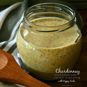 Chardonnay, Mustard & Honey Salad Dressing_image