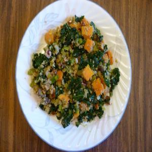 Quinoa With Kale, Sweet Potatoes and Pecans image
