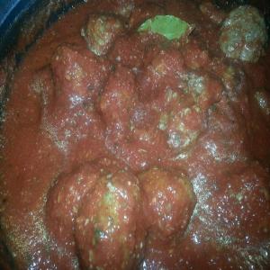 Mouth Watering Three Meat Meatballs image