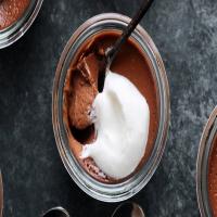 Extra-Bittersweet Chocolate Pots de Crème_image