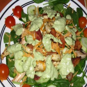 BLT Salad With Avocado Dressing image