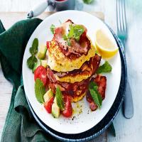 Corn fritters with tomato and avocado salsa_image