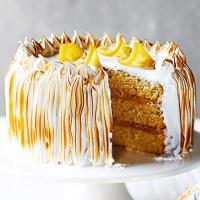 Lemon meringue cake image