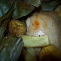 Chicken & Coconut in Banana Leaves_image