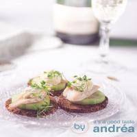 Recipe for smoked trout appetizers with cucumber_image