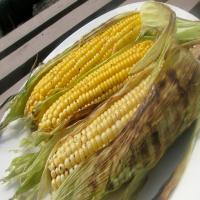 Corn Cooked in Husks on the Grill With Chile-Lime Butter_image