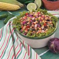 Quick Colorful Bean Salad_image