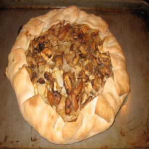 Rustic Mixed Mushroom and Blue Cheese Galette_image