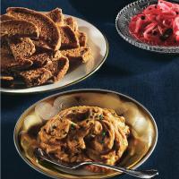 Liptauer with Rye Toast and Pickled Red Onions_image